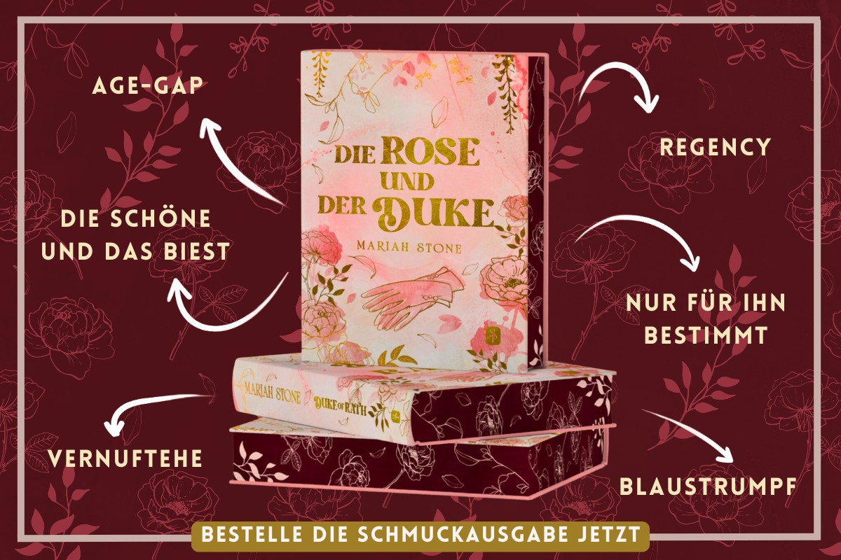 2 Schmuckausgaben: Die Rose (Buch 1) + Das Mauerblümchen (Buch 2)