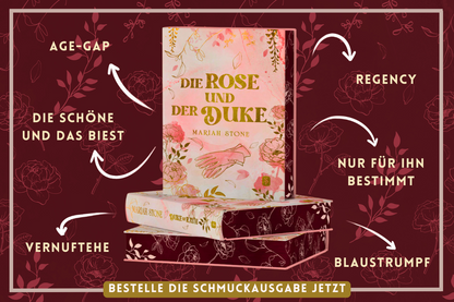 2 Schmuckausgaben: Die Rose (Buch 1) + Das Mauerblümchen (Buch 2)