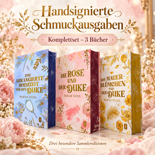 3 Schmuckausgaben: Die Rose, Das Mauerblümchen, Eine arrangierte Hochzeit